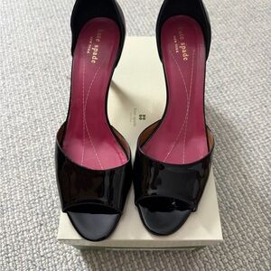 Kate Spade Black Patent Leather Heels